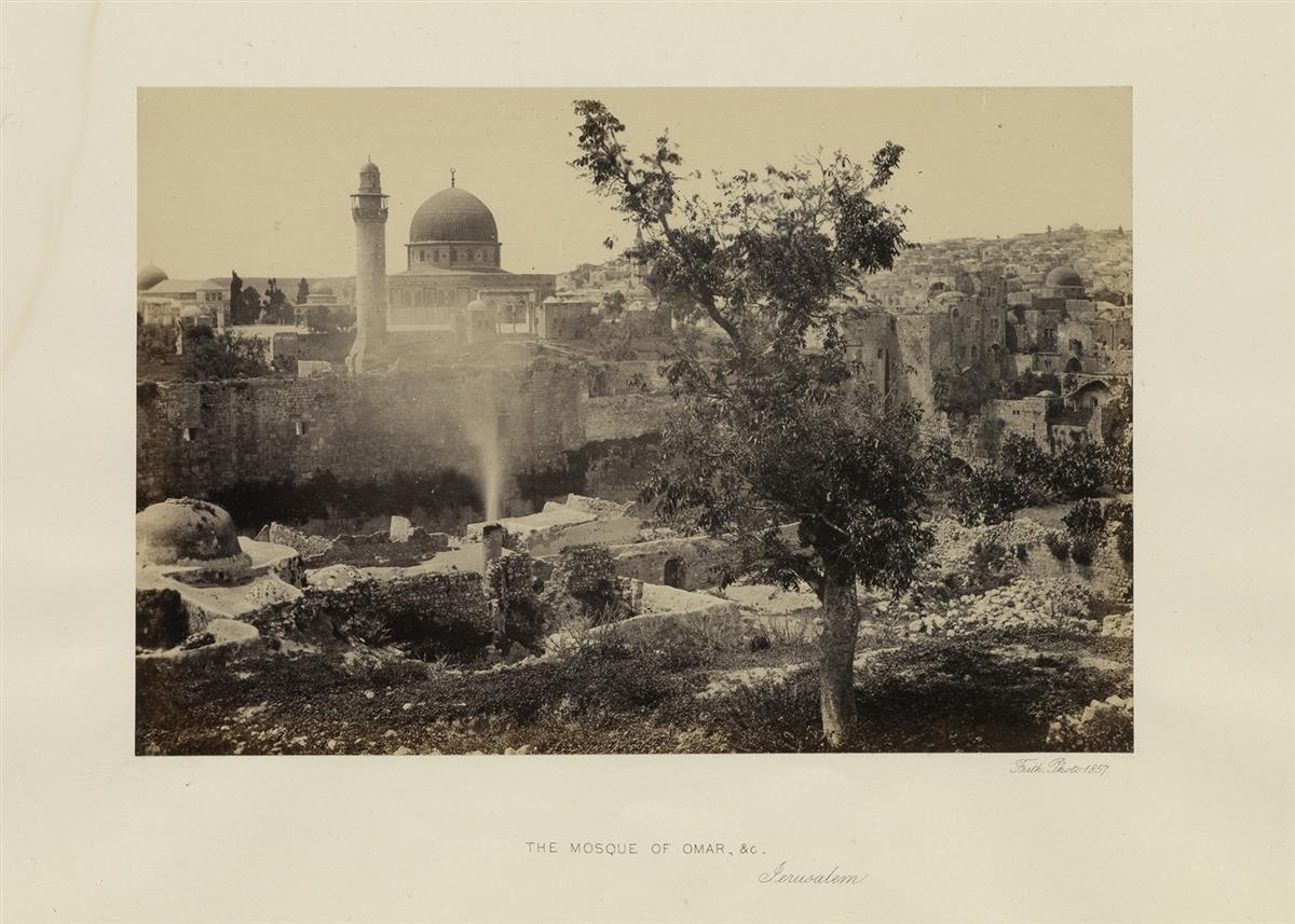 FRANCIS FRITH (1822-1898) Suite of 22 photographs from Egypt and Palestine, Volumes I and II, comprising 13 of Palestine and 9 of Egypt